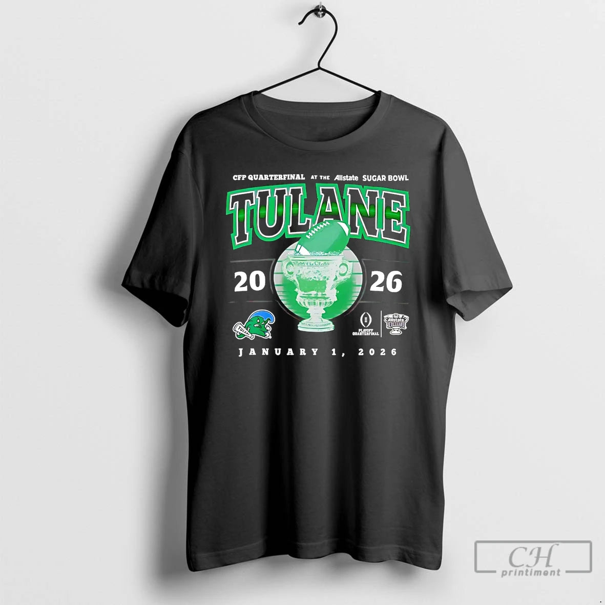 Classic Tulane Green Wave Football 2026 Sugar Bowl Classic T-Shirts, Hoodie, Sweatshirt | WearSparks.com