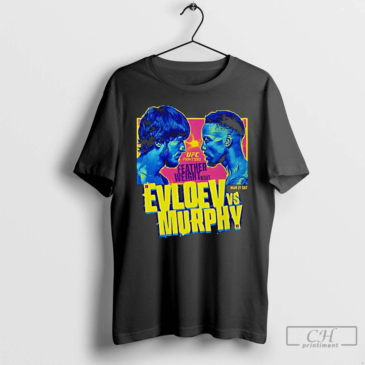 Classic Ufc Fight Night 2026 Evloev Vs Murphy Match Up Feather Weight Bout T Shirts
