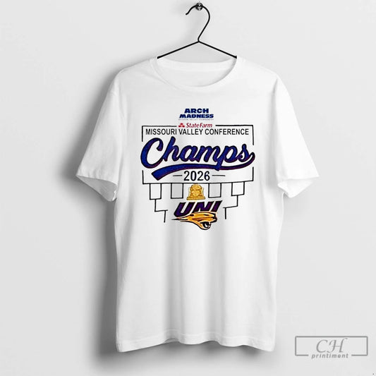 Classic Uni Panthers Mens Basketball Mvc Tournament Champions Locker Room
