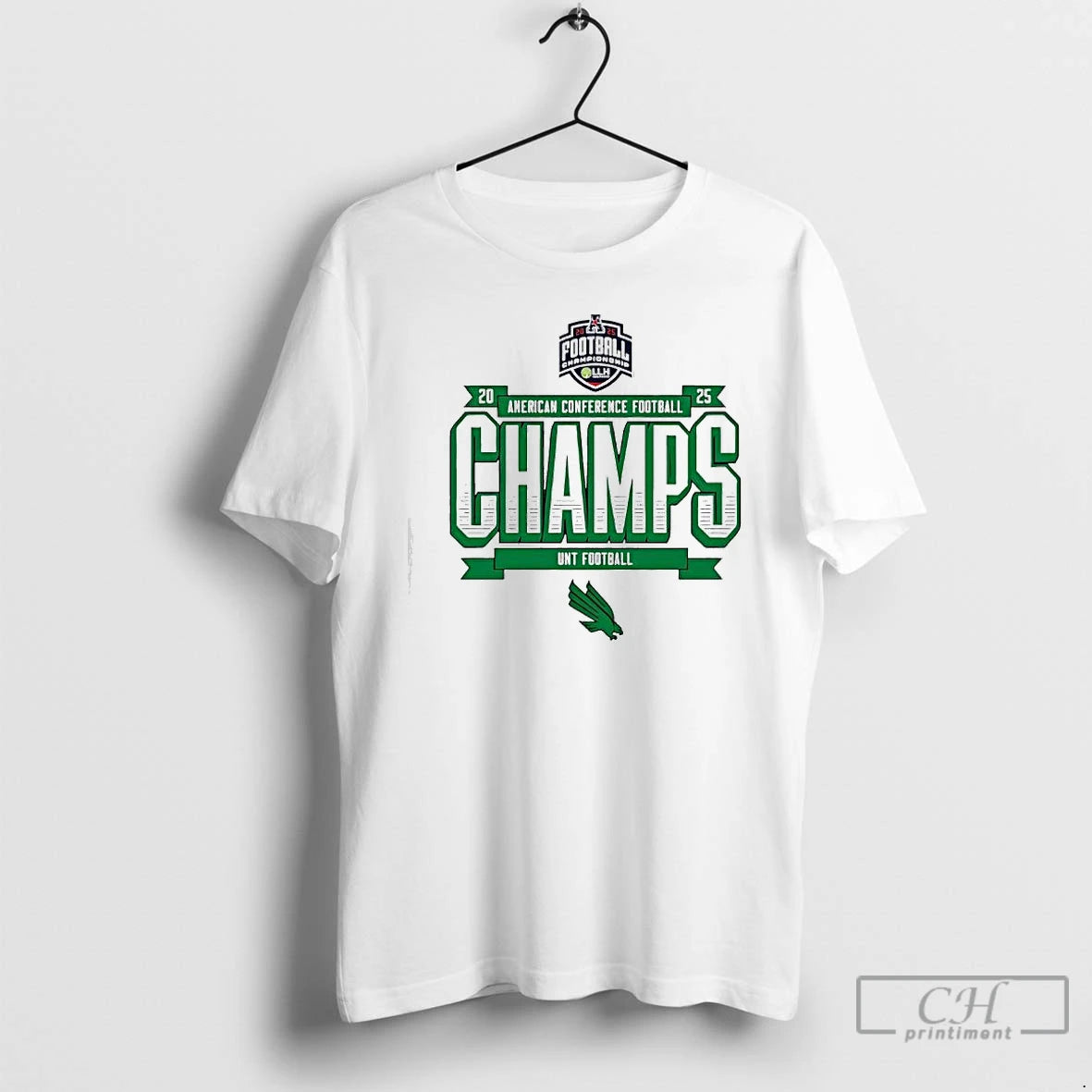 Classic Unt Football 2025 Amercan Conference Champs Logo T-Shirts, Hoodie, Sweatshirt | WearSparks.com