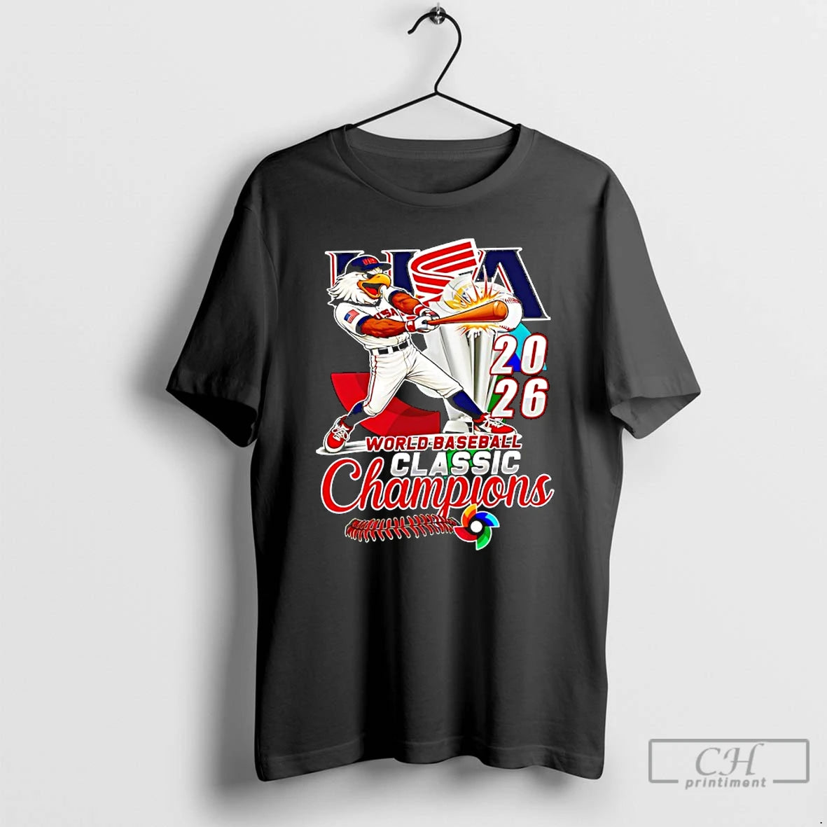 Classic Usa 2026 World Baseball Classic Champions Mascot