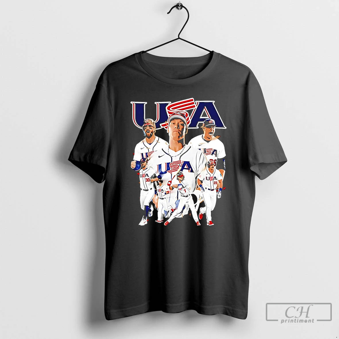 Classic Usa Baseball 2026 Usa Wbc Team Colage Graphic