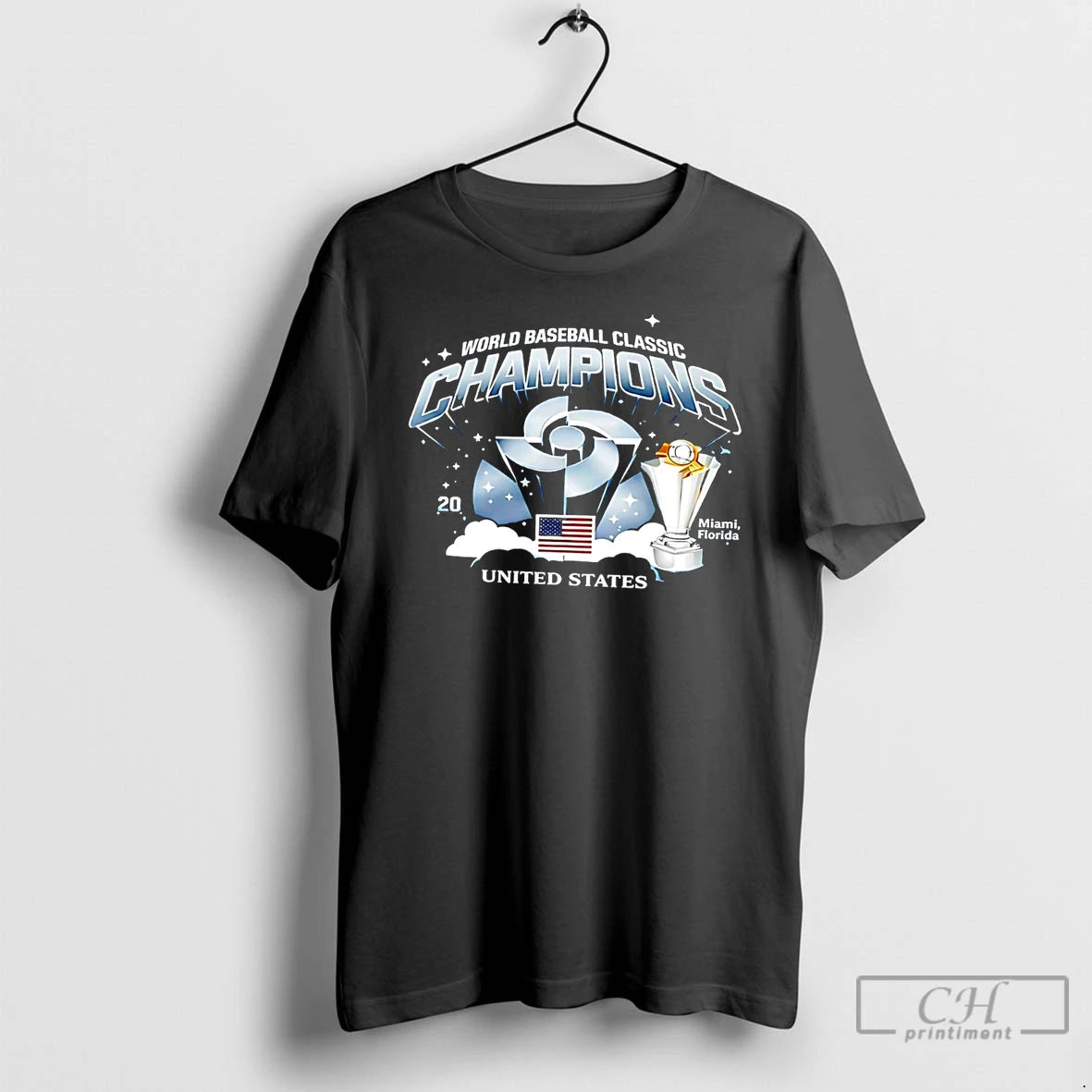 Classic Usa Team Baseball 2026 World Baseball Classic Champions Trophy
