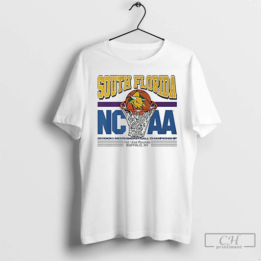 Classic Usf Bulls 2026 Ncaa D1 Mens Basketball Championship Tournament 1st 2nd Rounds T Shirts