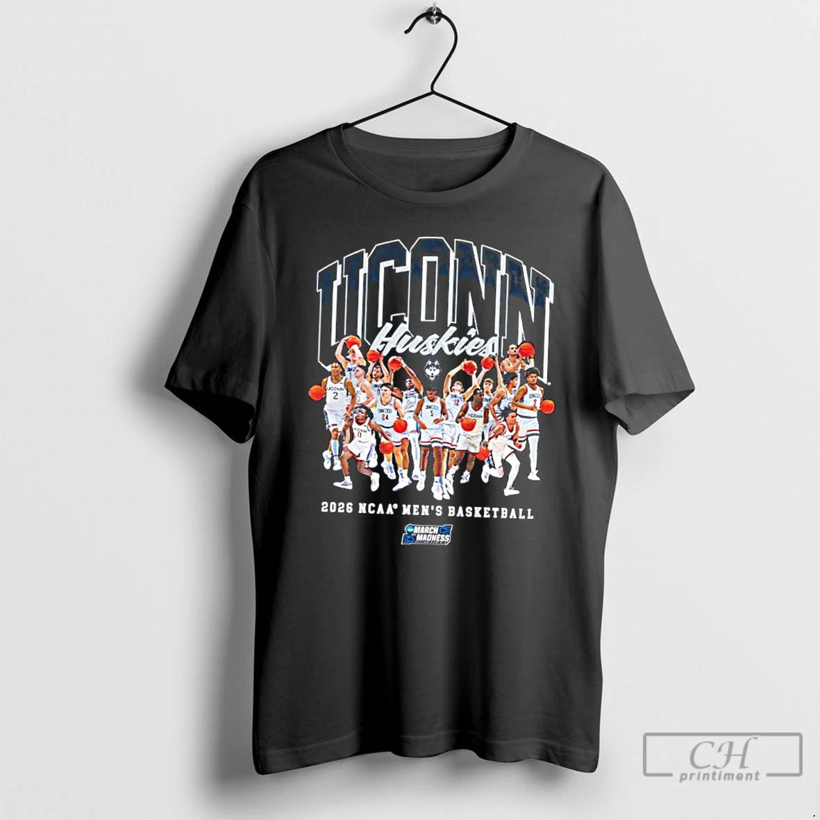 Classic Uconn Huskies 2026 Ncaa March Madness Mens Basketball Team