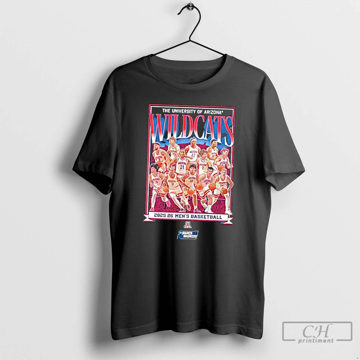 Classic University Of Arizona Wildcats Mens Basketball 2025 2026 Ncaa March Madness T Shirts Sweater