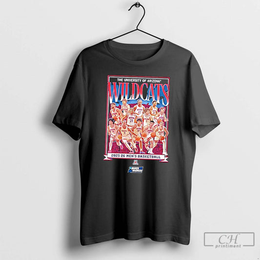 Classic University Of Arizona Wildcats Mens Basketball 2025 2026 Ncaa March Madness T Shirts Sweater