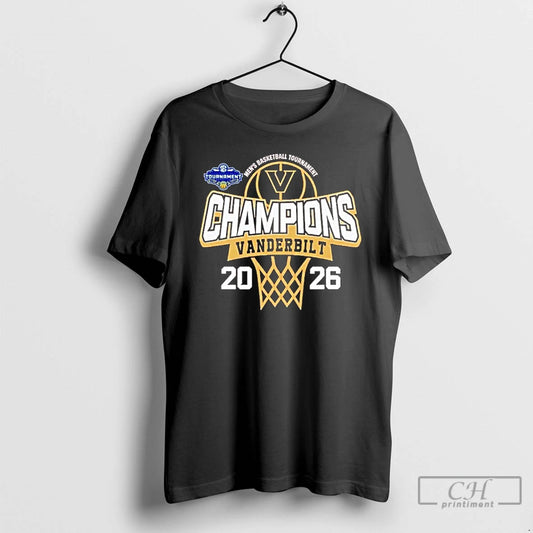 Classic Vanderbilt Commodores 2026 Southeastern Conference Mens Basketball Tournament Champions