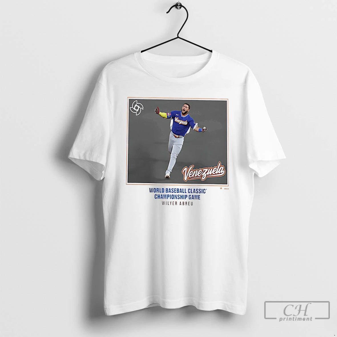Classic Venezuela Baseball Wilyer Abreu 2026 World Baseball Classic Home Run
