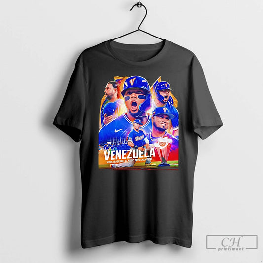 Classic Venezuela Team 2026 World Baseball Classic Champions Graphic