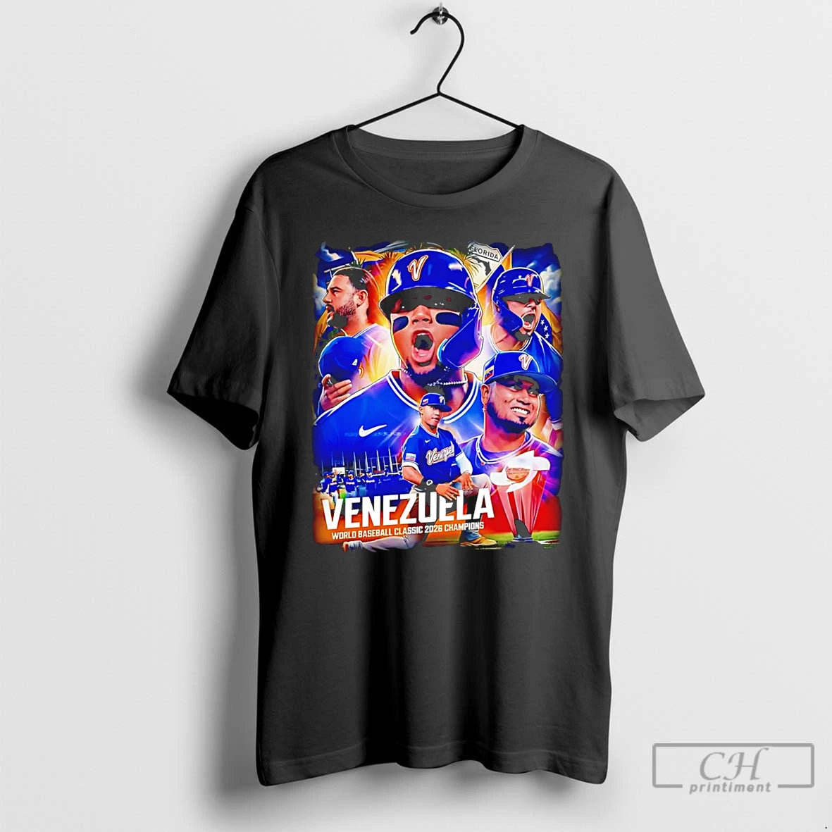 Classic Venezuela Baseball Wbc 2026 Champions Player Collage