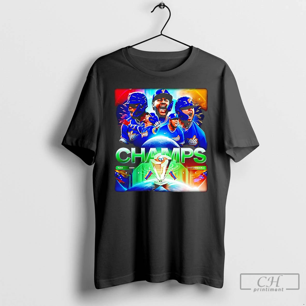 Classic Venezuela Baseball Wbc Champion 2026 Player Collage