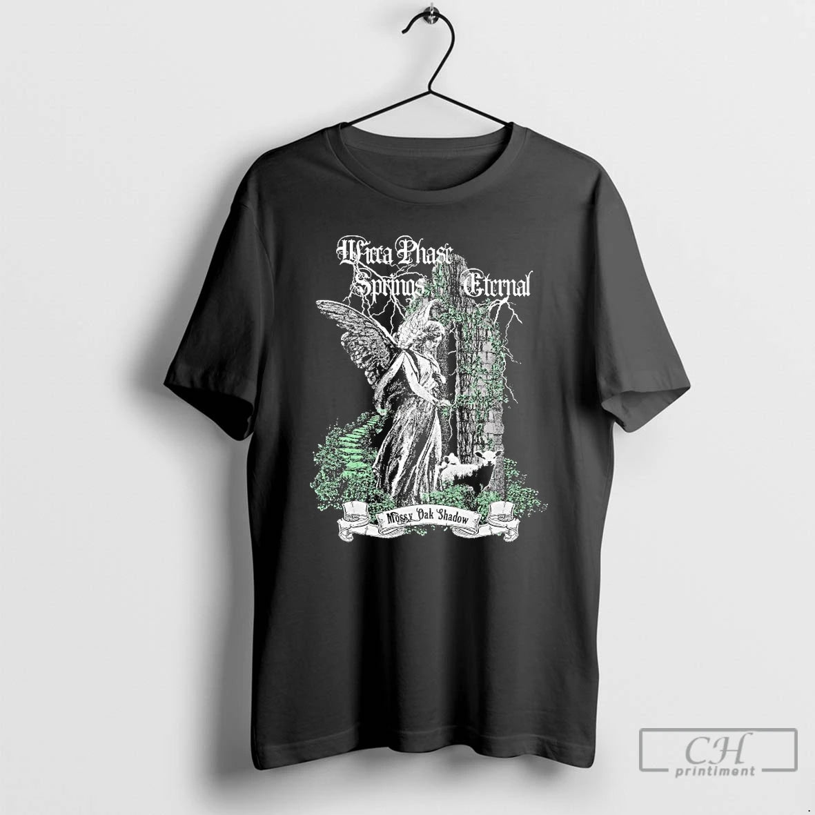 Classic Wicca Phase Springs Eternal Mossy Oak Shadow Angel T-Shirts, Hoodie, Sweatshirt | WearSparks.com