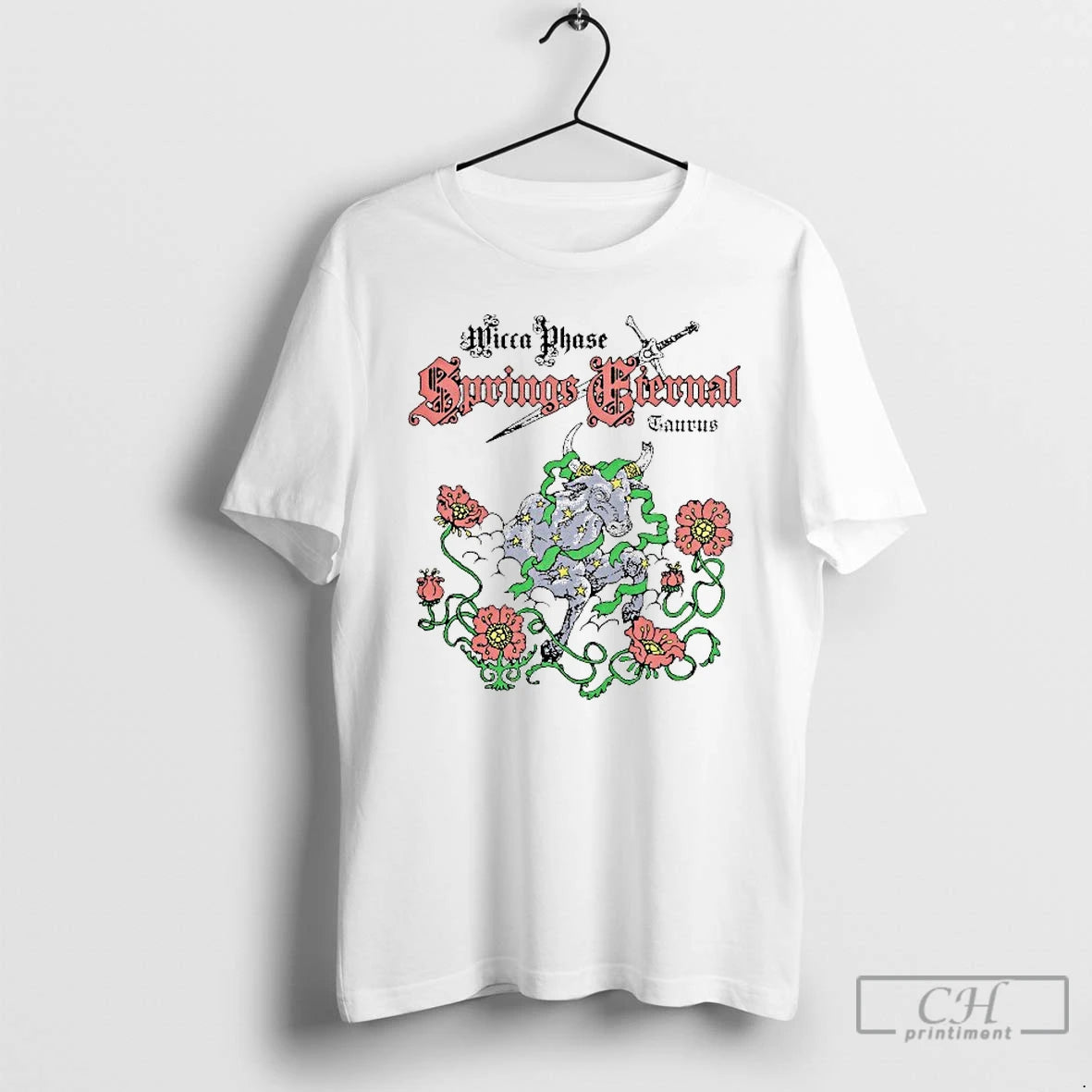 Classic Wicca Phase Springs Eternal Taurus Sword T-Shirts, Hoodie, Sweatshirt | WearSparks.com
