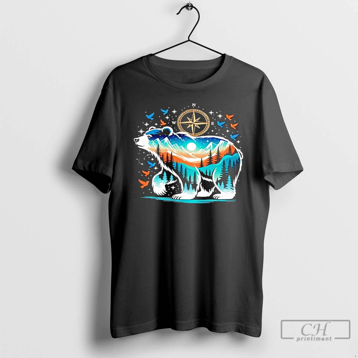 Classic Wildlife Animal Nature Bear Camping T-Shirts, Hoodie, Sweatshirt | WearSparks.com