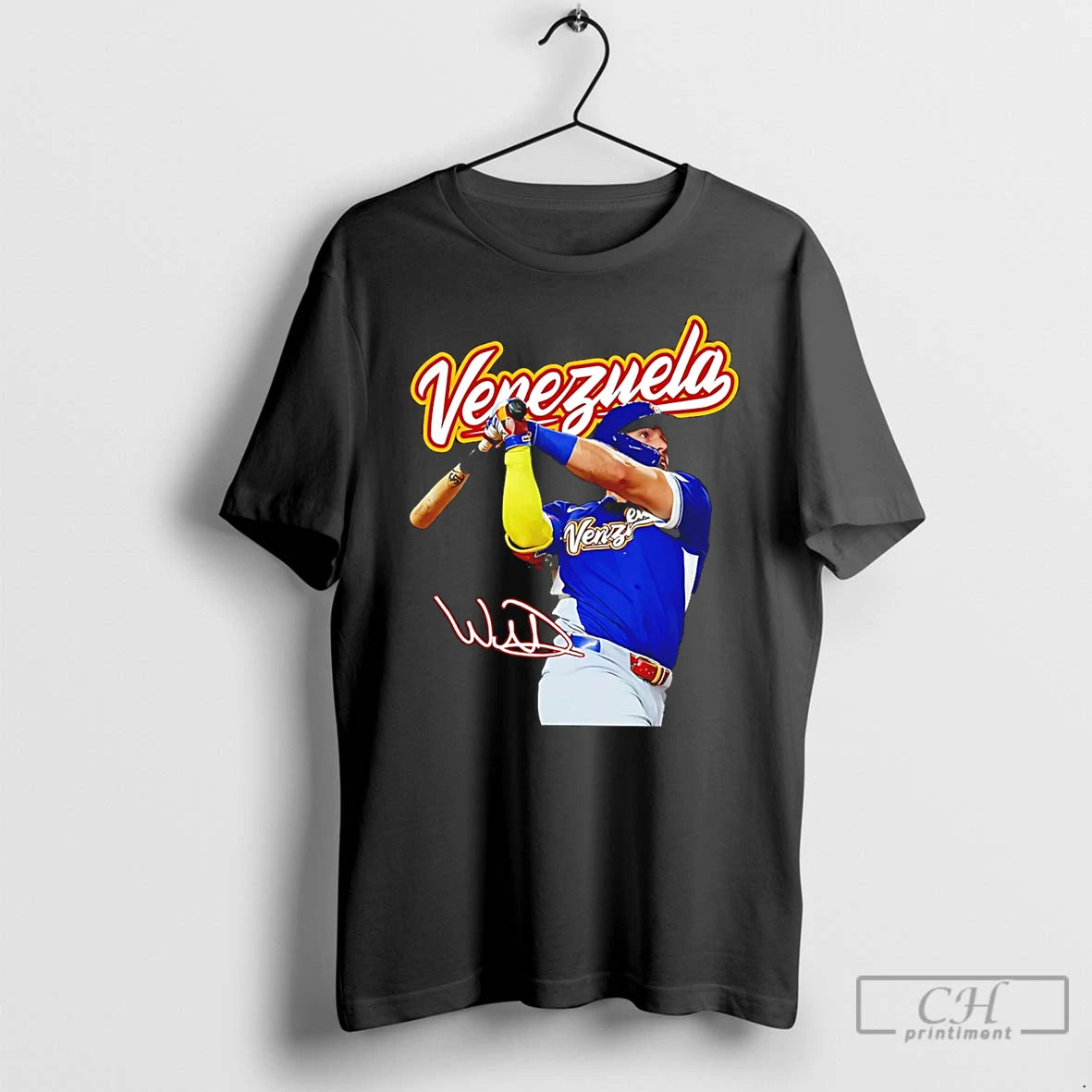 Classic Wilyer Abreu Venezuela World Baseball Classic Champions 2026 Graphic