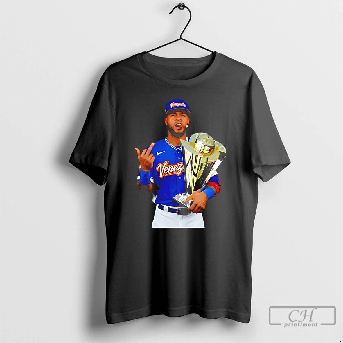 Classic Wilyer Abreu Smoking Venezuela 2026 World Baseball Classic Logo
