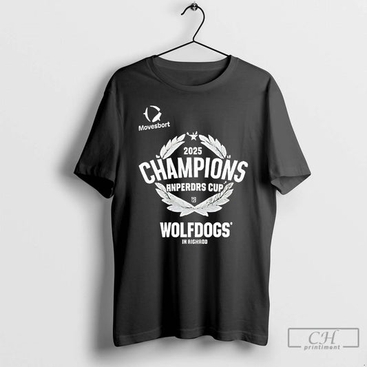 Classic Wolfdogs In Righrod 2025 Champions Anperdrs Cup Movesbort T-Shirts, Hoodie, Sweatshirt | WearSparks.com