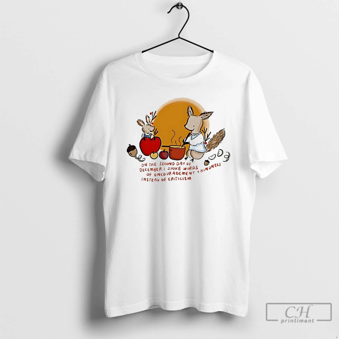 Classic Wonder Doodles On The Second Day Of December I Spoke Words Of Encouragement Kindness T-Shirts, Hoodie, Sweatshirt