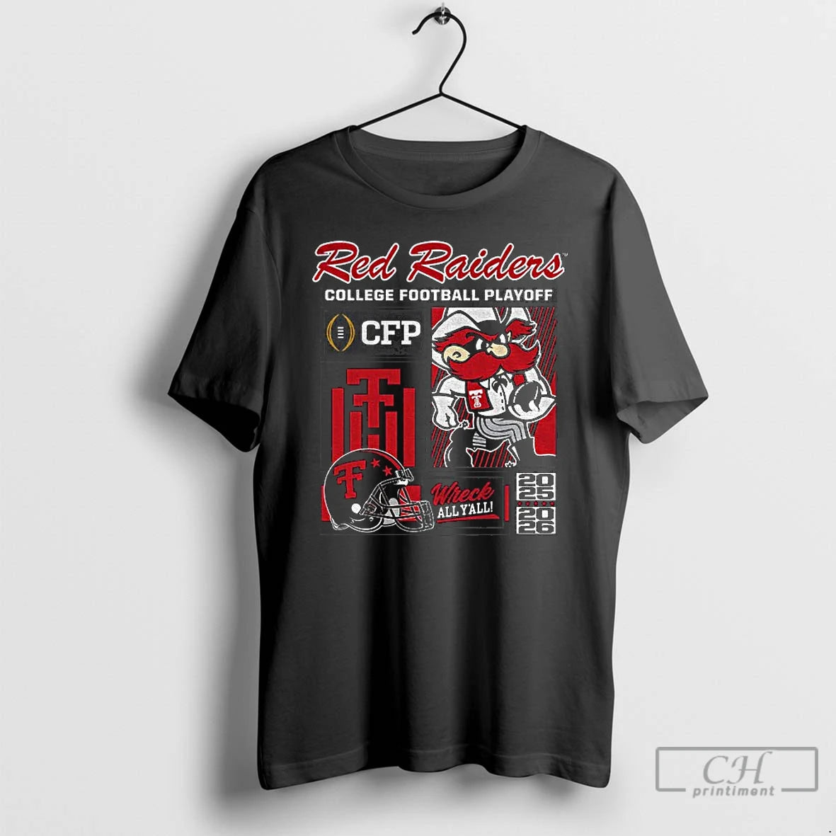 Classic Wreck All Yall Texas Tech Red Raiders Big 12 Football Champions Cfp T Shirts Hoodie, Sweatshirt | WearSparks.com