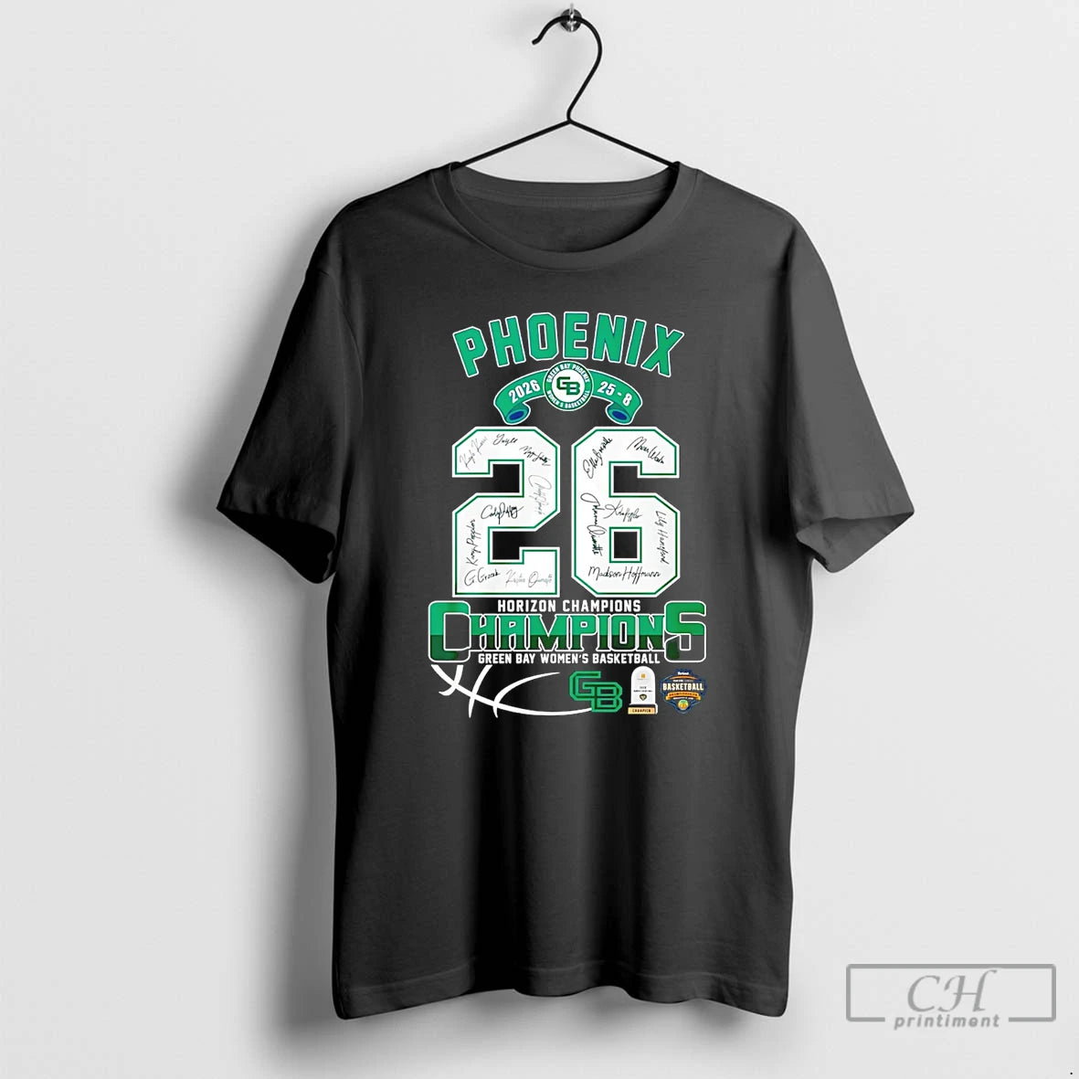 Classic Wright State Raiders 2026 Horizon Champions 25 8 Score Signatures