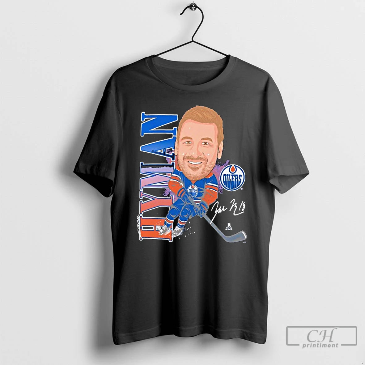 Classic Zach Hyman Edmonton Oilers Player Action Signature T-Shirts, Hoodie, Sweatshirt | WearSparks.com