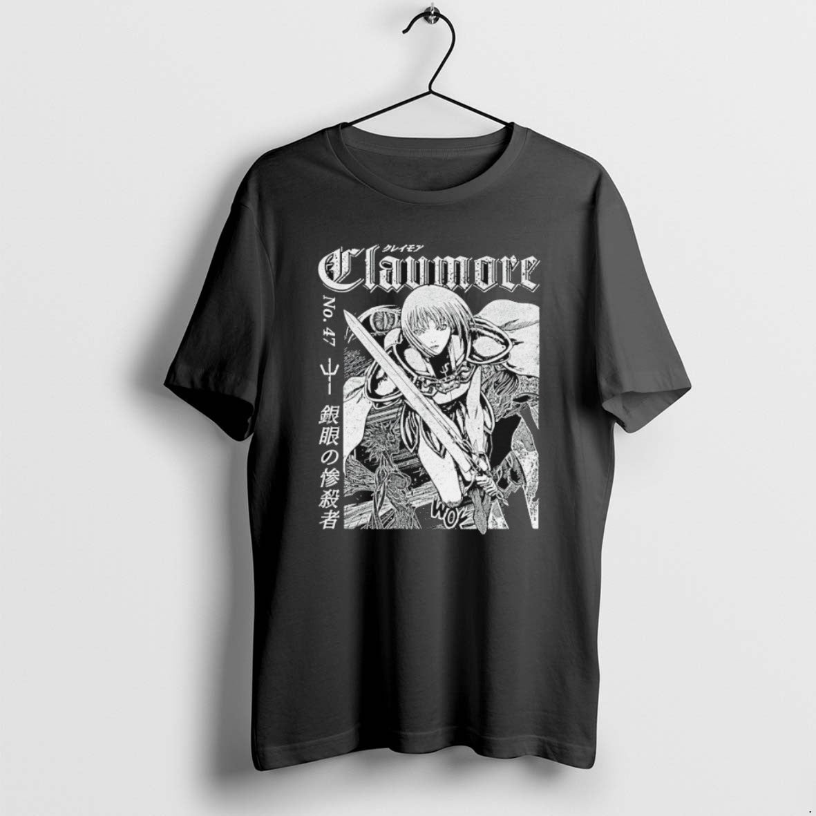Claymore Waifu Manga T Shirts
