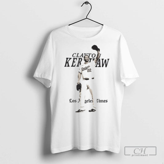 Clayton Kershaw Los Angeles Dodgers 22 Player T Shirts