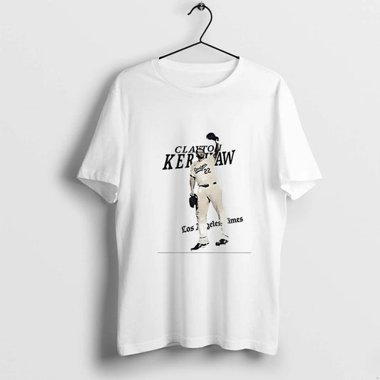 Clayton Kershaw Los Angeles Dodgers Mlb Baseball La Times 2025 Vintage Tshirts Sweater