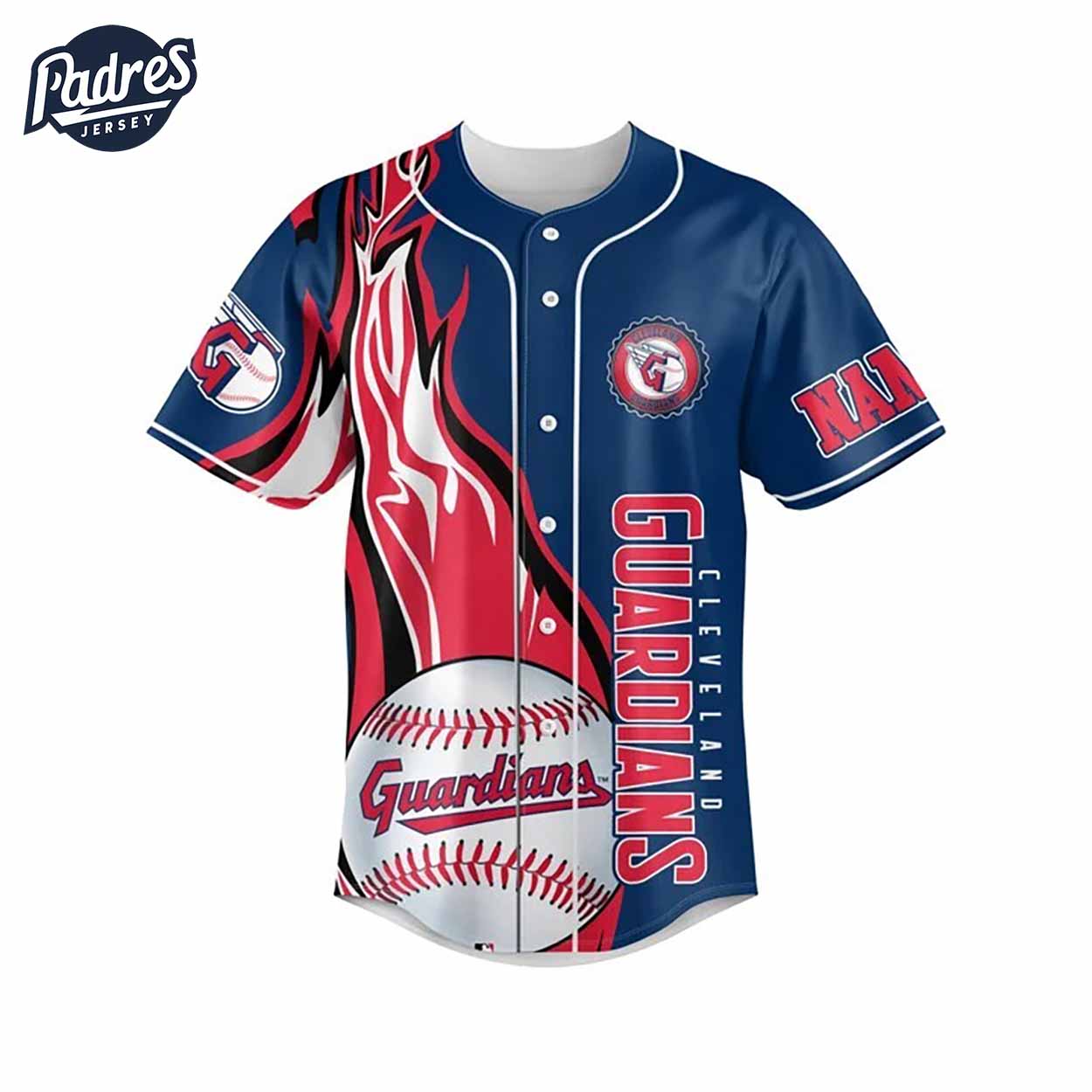 Cleveland Gardians Stand For The Land Baseball Jersey - Padres Jersey Oasis: Elevate Your Baseball Style Game... (Image 3)