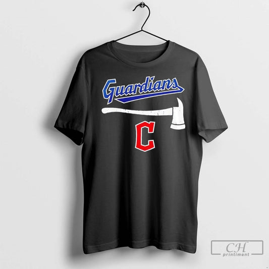 Cleveland Guardians Firefighter Application 2 Sided T Shirts