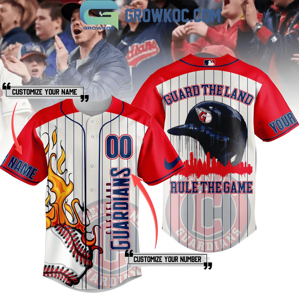 Cleveland Guardians Guard The Land Rule The Game Baseball Jersey