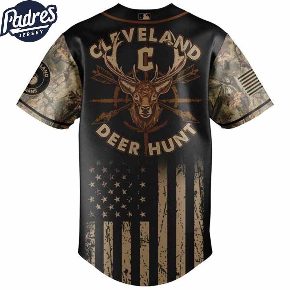 Cleveland Guardians MLB X Deer Hunting Personalized Baseball Jersey - Padres Jersey Oasis: Elevate Your... (Image 3)