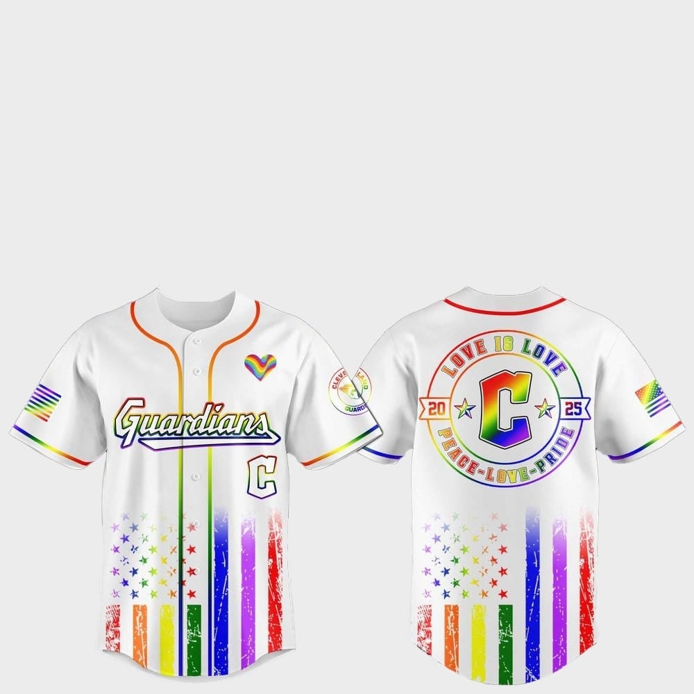 Cleveland Guardians Pride Month Love Is Love 2025 Jersey - Grishko.com T-Shirts, Hoodie, Sweatshirt | WearSparks.com