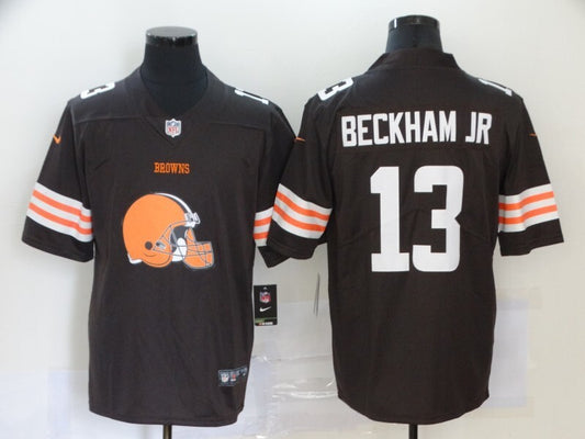 Cleveland Browns #13 Odell Beckham Jr Big Logo Fashion 085