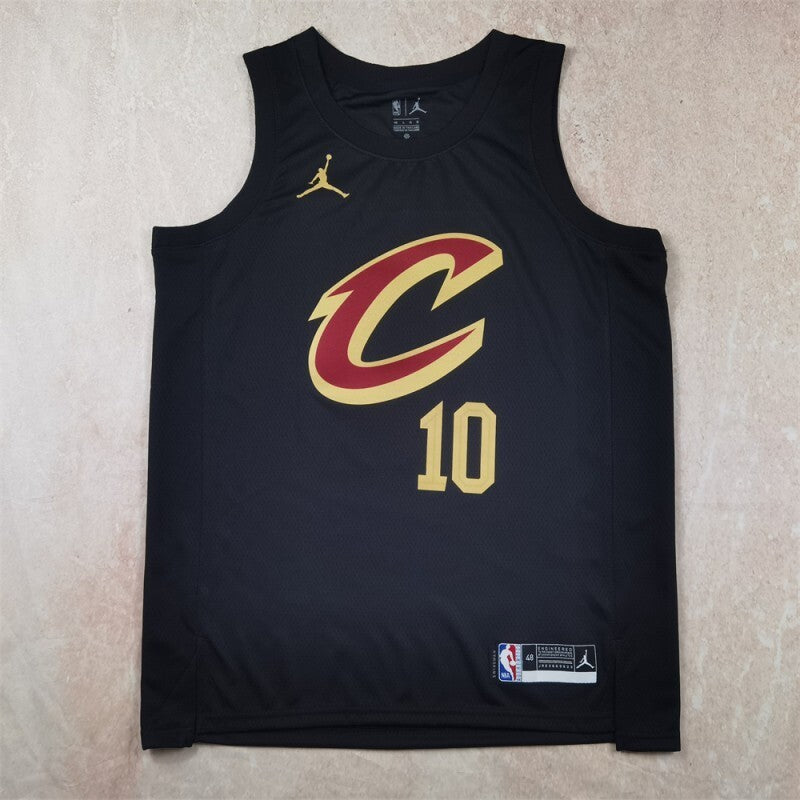Cleveland Cavaliers #10 Darius Garland Hot Press Cavaliers Style 2
