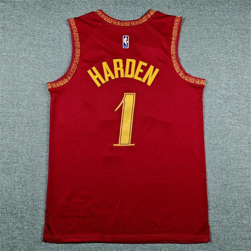 Cleveland Cavaliers #1 James Harden 26 Cavaliers 1 Red City Edition Style 1