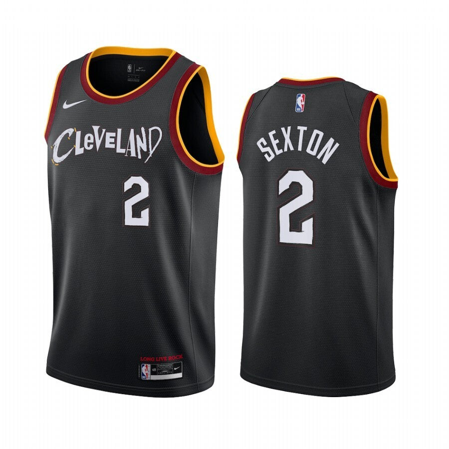 Cleveland Cavaliers #2 Collin Sexton 21 City Black