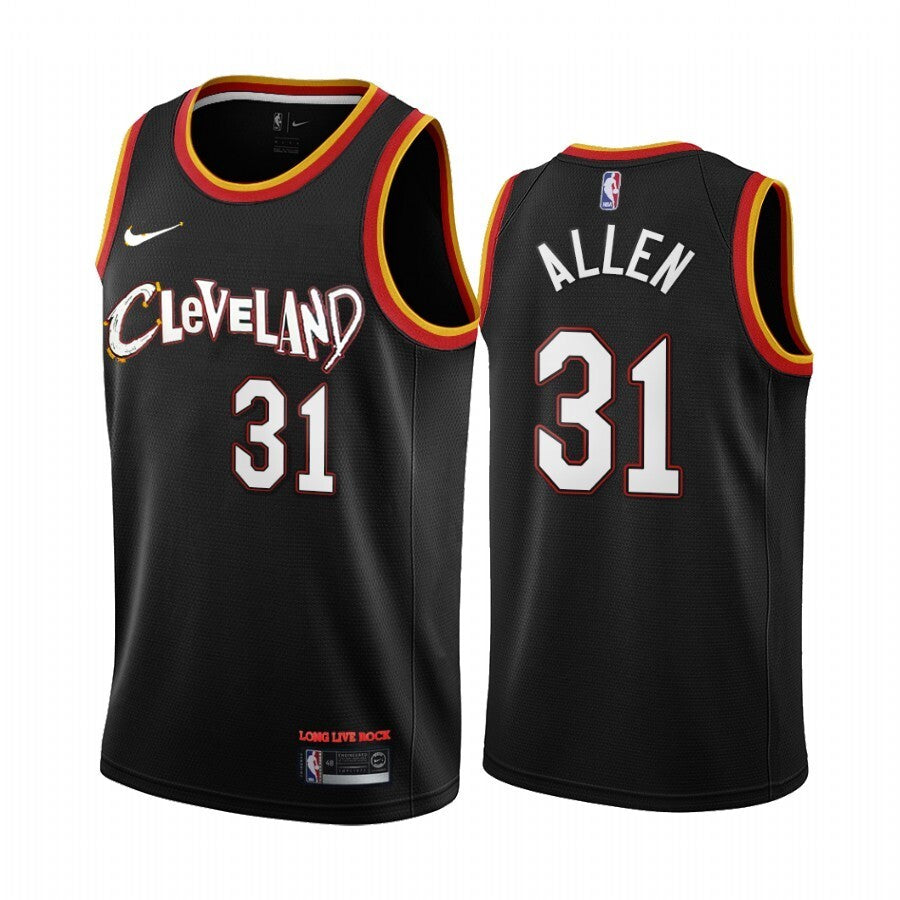 Cleveland Cavaliers #31 Jarrett Allen 21 City Black