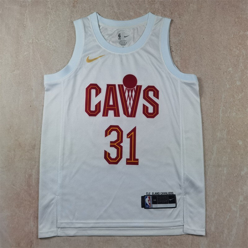Cleveland Cavaliers #31 Jarrett Allen Hot Press Cavaliers Style 6