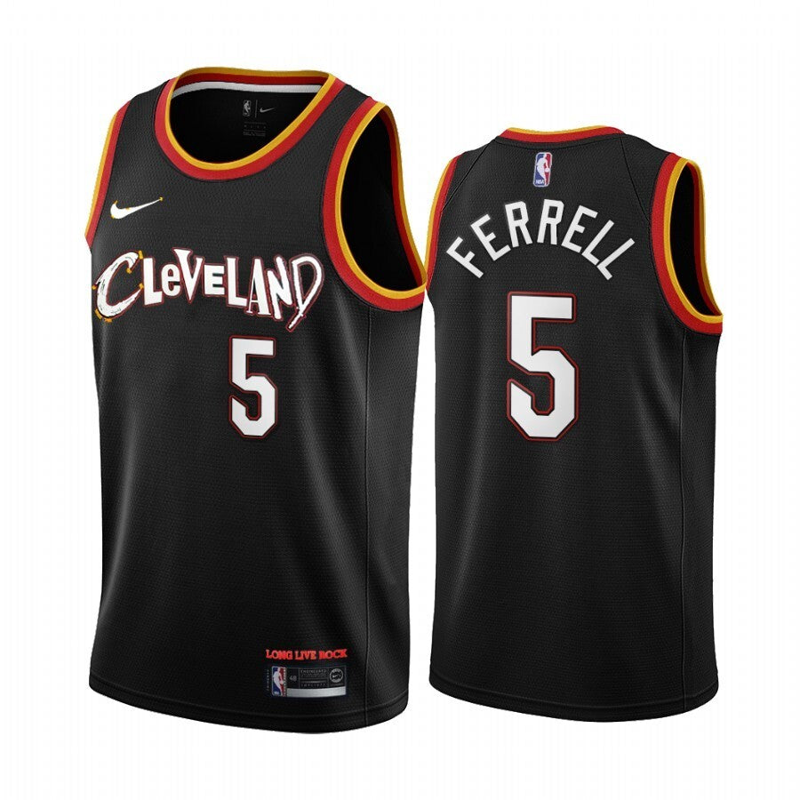 Cleveland Cavaliers #5 Ferrell 21 City Black
