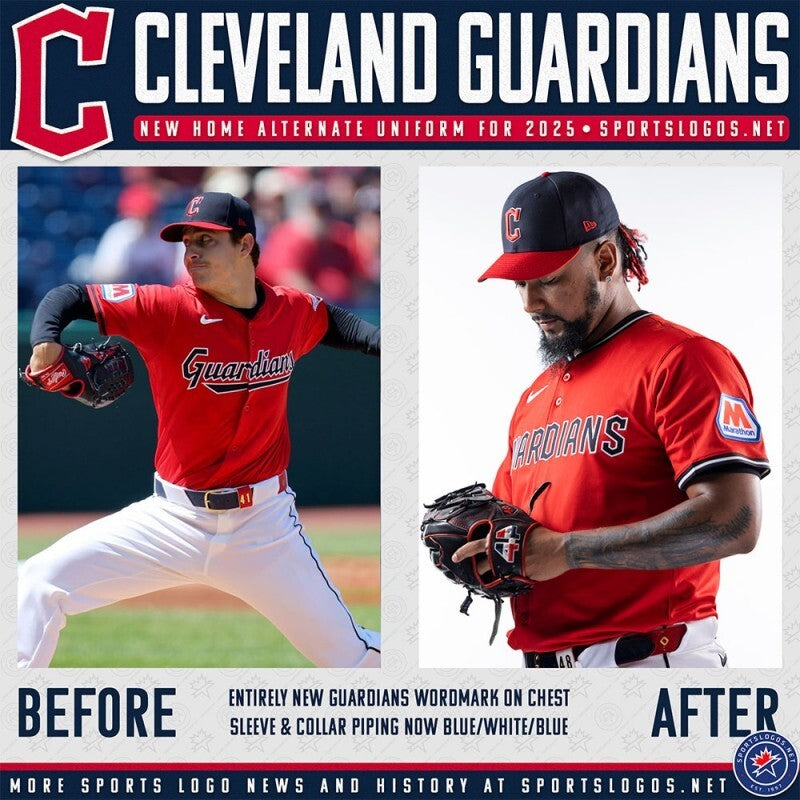 Cleveland Guardians new-red-alt-uniform