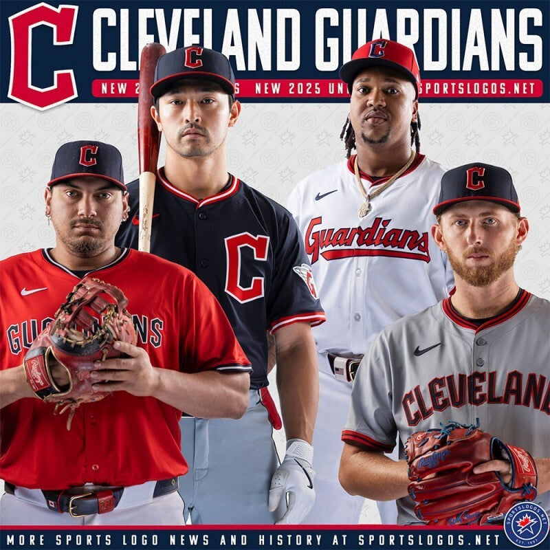 Cleveland Guardians new-uniforms-2025