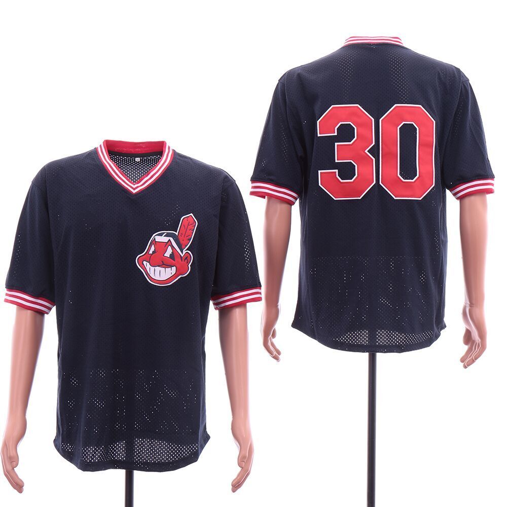 Cleveland Indians #30 Joe Carter Style 1