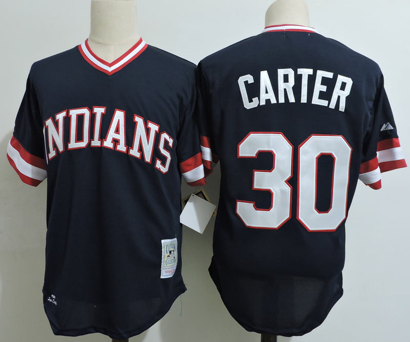 Cleveland Indians #30 Joe Carter Style 4