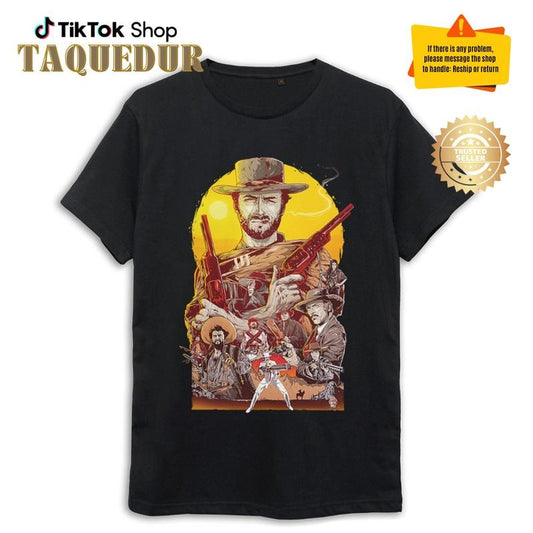Clint Eastwood The Good the Bad and the Ugly Art T-Shirt, Men's Women's Sizes Hoodie, Sweatshirt | WearSparks.com