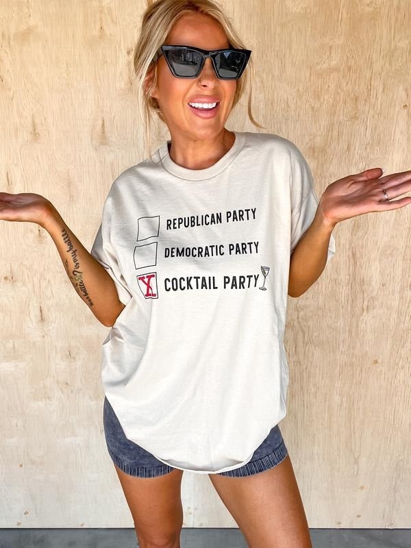 Cocktail Party Graphic Tee Hoodie, Sweatshirt | WearSparks.com