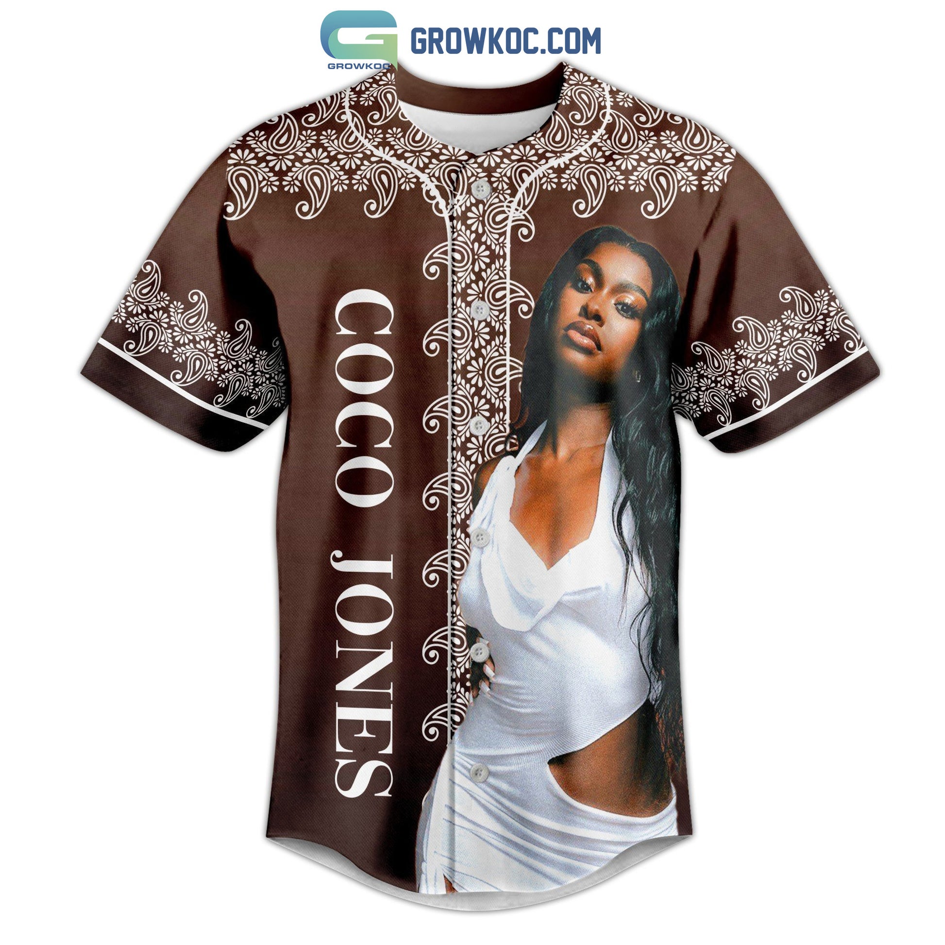 Coco Jones Doo Wop That R&B Thang The Tour Personalized Baseball Jersey