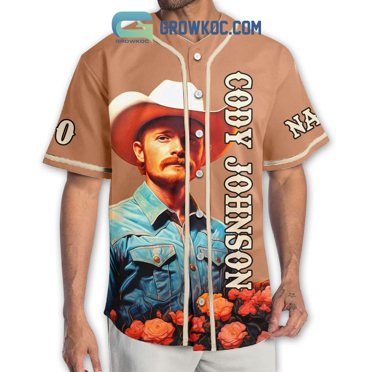 Cody Johnson Cowboy Like Me Personalized Baseball Jersey