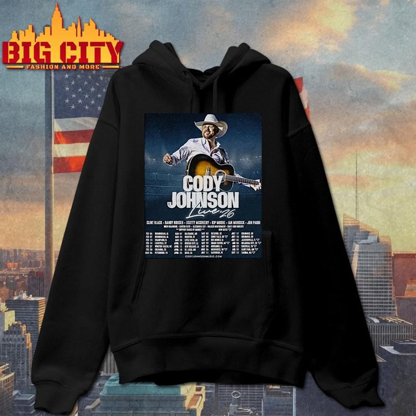 Cody Johnson Live 26 Tour February 6 To September 12 Shirt